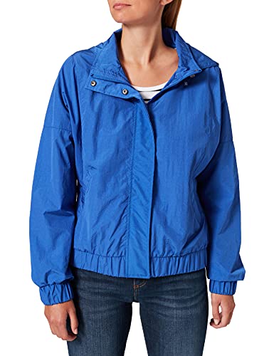 Urban Classics Damen TB4073-Ladies Oversized Shiny Crinkle Nylon Jacket Jacke, Sporty Blue, M von Urban Classics