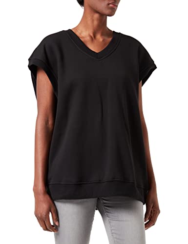Urban Classics Damen Ladies Oversized Sweat Slipover Sweatshirt, Black, S von Urban Classics