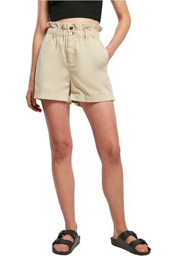 Urban Classics Damen Kurze Hose Ladies Paperbag Shorts, Farbe softseagrass, Größe 29 Urban Classics Damen Kurze Hose Ladies Paperbag Shorts, Farbe softseagrass, Größe 29 von Urban Classics