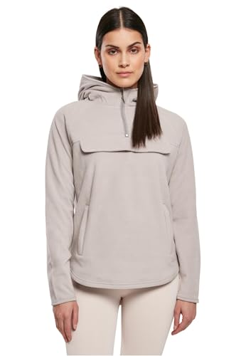Urban Classics Damen Ladies Polar Fleece Pull Over Hoody warmgrey, M von Urban Classics