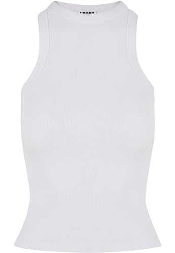 Urban Classics Damen Top Ladies Racer Back Rib Top, geripptes Frauen Top mit Racerback, Baumwolle, white, S Urban Classics Damen Top Ladies Racer Back Rib Top, geripptes Frauen Top mit Racerback, Baumwolle, white, S von Urban Classics