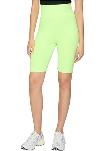 Urban Classics Damen Ladies Radler-Hose High Waist Cycle 2-Pack Yoga-Shorts, electriclime/Black, XS Urban Classics Damen Ladies Radler-Hose High Waist Cycle 2-Pack Yoga-Shorts, electriclime/Black, XS von Urban Classics
