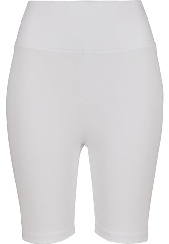 Urban Classics Damen Hose Ladies Radler-hose High Waist Cycle Yoga Shorts, WeiÃƒŸ (White), L EU von Urban Classics