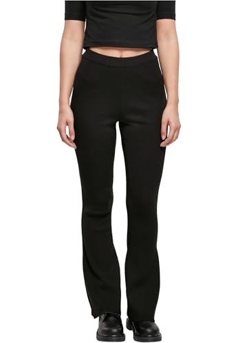 Urban Classics Damen Ladies Rib Knit Bootcut Leggings, Black, 3XL Urban Classics Damen Ladies Rib Knit Bootcut Leggings, Black, 3XL von Urban Classics