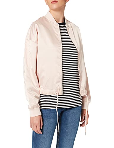 Urban Classics Damen Ladies Satin Kimono Blouson Jacke, Mehrfarbig (light pink 760), XS von Urban Classics