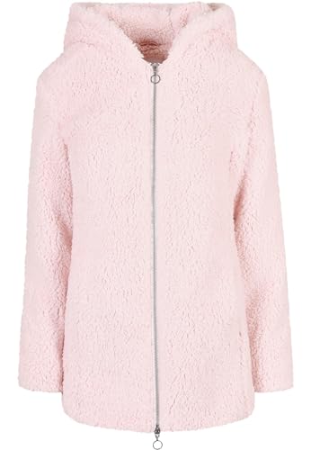 Urban Classics Damen Ladies Sherpa Jacket Jacke, pink, XL von Urban Classics