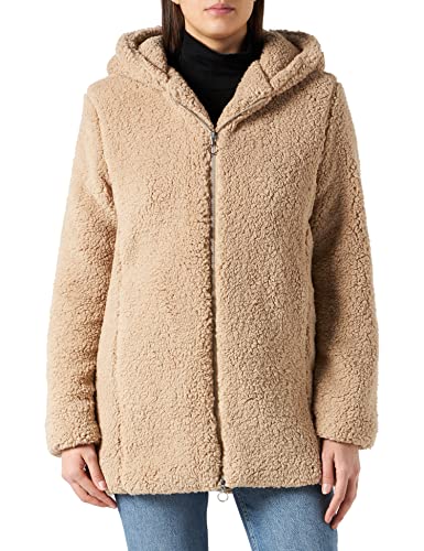 Urban Classics Damen Women's Sherpa Jacket Jacke, softtaupe, L EU von Urban Classics