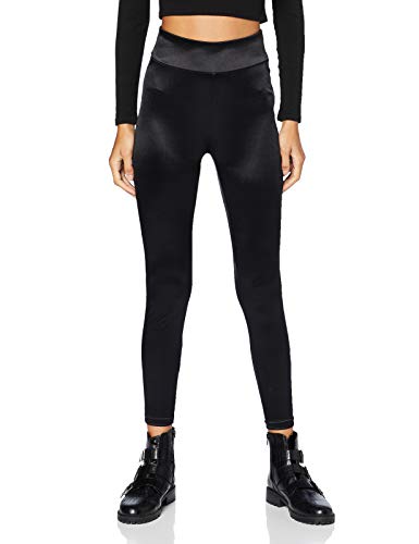 Urban Classics Damen Ladies Shiny High Waist Leggings, Schwarz, XS Slim EU von Urban Classics