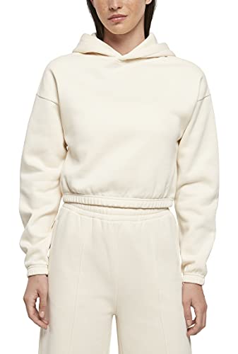 Urban Classics Damen TB4561-Ladies Short Oversized Sweat Hoody Kapuzenpullover, whitesand, M von Urban Classics