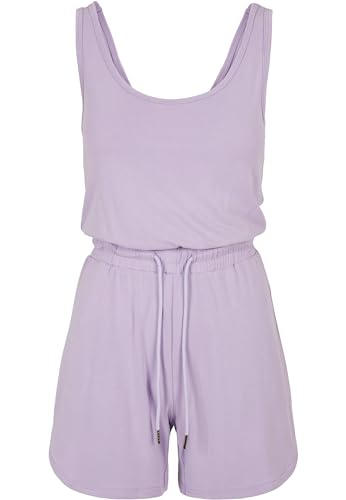 Urban Classics Damen Ladies Short Sleevless Modal Jumpsuit T-Shirt, Lilac, 5XL von Urban Classics