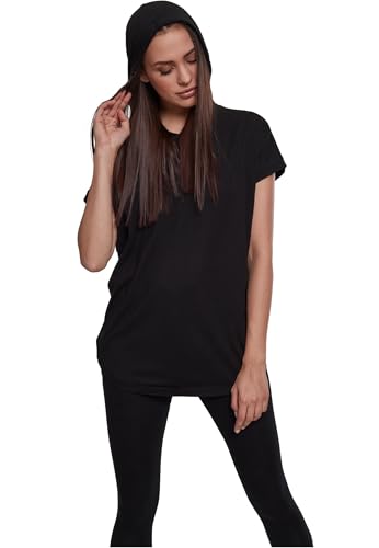 Urban Classics Damen Ladies Sleeveless Jersey Hoody T-Shirt, black, XXL von Urban Classics