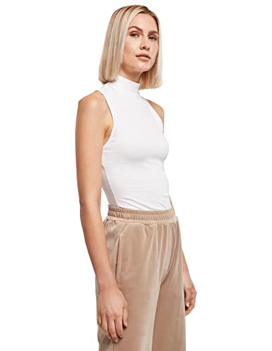 Urban Classics Damen Ladies Sleeveless Turtleneck Shapewear Ganzkörper-Body, White, M von Urban Classics