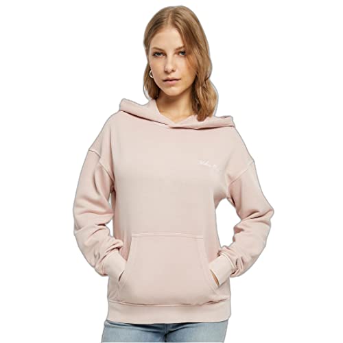 Urban Classics Damen TB5460-Ladies Small Embroidery Terry Hoody Kapuzenpullover, pink, XL von Urban Classics