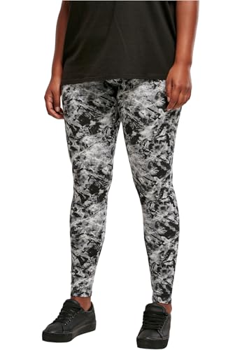 Urban Classics Damen Ladies Soft AOP Leggings, blackfading, XL von Urban Classics