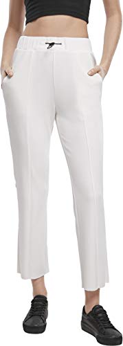 Urban Classics Damen Ladies Soft Interlock Pants Klassische Hose, Offwhite, XL von Urban Classics