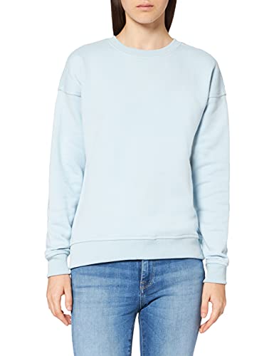 Urban Classics Damen Ladies Sweat Crew Sweatshirt, Blau (Babyblue 790), X-Small von Urban Classics