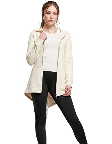 Urban Classics Damen Ladies Sweat Parka Kapuzenpullover, whitesand, 3XL von Urban Classics