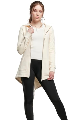 Urban Classics Damen Kapuzenpullover, Angepasst, Polyester; Baumwolle, Whitesand, XS von Urban Classics