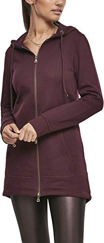 Urban Classics Damen TB1075 Strickjacke, Rot (Redwine 02243), 5XL von Urban Classics