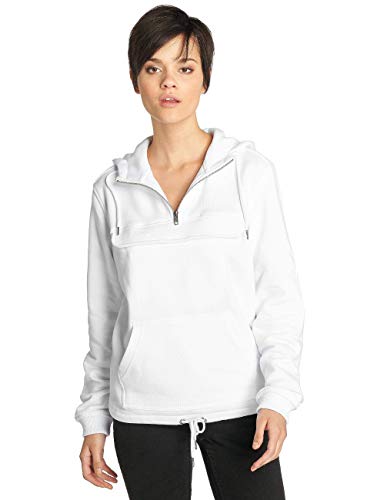 Urban Classics Damen TB1981-Ladies Sweat Pull Over Hoody Kapuzenpullover, White, XS von Urban Classics