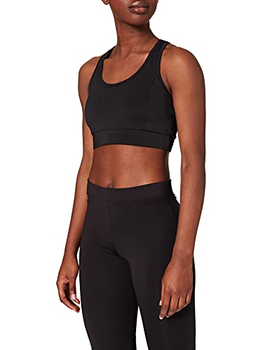 Urban Classics Damen Ladies Tech Mesh Bra Sport BH, Schwarz, XS EU von Urban Classics