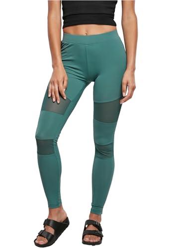 Urban Classics Damen Ladies Tech Mesh Leggings Leggings, Paleleaf, XS von Urban Classics