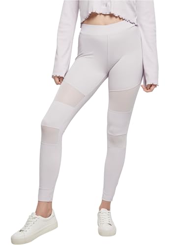 Urban Classics Damen Ladies Tech Mesh Leggings Leggings, Softlilac, XXL von Urban Classics