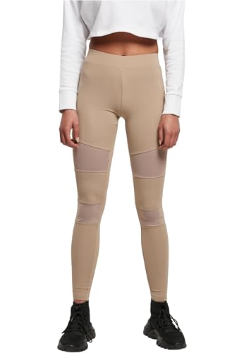 Urban Classics Damen Ladies Tech Mesh Leggings Leggings, Softtaupe, L Urban Classics Damen Ladies Tech Mesh Leggings Leggings, Softtaupe, L von Urban Classics