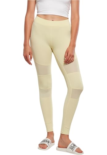 Urban Classics Damen Ladies Tech Mesh Leggings Leggings, Softyellow, XS Urban Classics Damen Ladies Tech Mesh Leggings Leggings, Softyellow, XS von Urban Classics