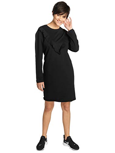 Urban Classics Damen Ladies Terry Volant Dress Partykleid, Black, M von Urban Classics