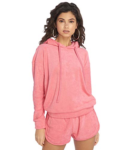 Urban Classics Damen TB2629-Ladies Towel Hoody Kapuzenpullover, Rosa (Pink Grapefruit 01708), L von Urban Classics