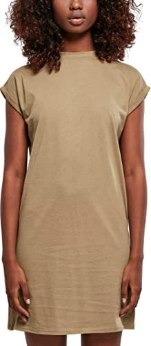 Urban Classics Damen Ladies Turtle Extended Shoulder Dress Kleid, Khaki, 3XL EU von Urban Classics