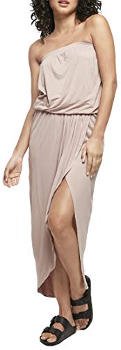 Urban Classics Damen Ladies Viscose Bandeau Dress Kleid, duskrose, M von Urban Classics