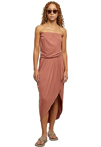 Urban Classics Damen Kleid Ladies Viscose Bandeau Dress Terracotta S von Urban Classics
