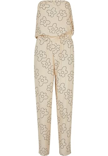 Urban Classics Damen Ladies Viscose Bandeau Jumpsuit T-Shirt, Softseagrassflower, M von Urban Classics