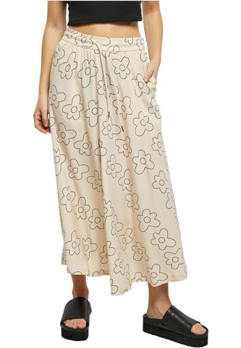 Urban Classics Damen TB4099-Ladies Viscose Midi Skirt Rock, softseagrassflower, M von Urban Classics