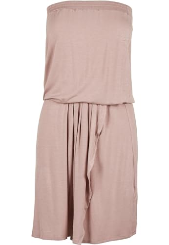 Urban Classics Ladies Viscose Short Bandeau Dress duskrose 3XL von Urban Classics