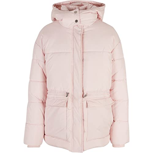 Urban Classics Damen Ladies Waisted Puffer Jacket Jacke, pink, 5XL von Urban Classics