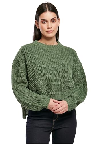 Urban Classics Damen Ladies Wide Oversize Sweater Sweatshirt, salvia, 4XL Urban Classics Damen Ladies Wide Oversize Sweater Sweatshirt, salvia, 4XL von Urban Classics