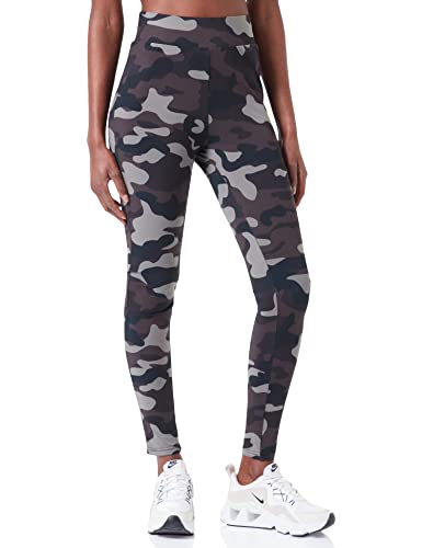 Urban Classics Damen Leggings Ladies High Waist Tech Klassische Hose, Dark camo, XL von Urban Classics