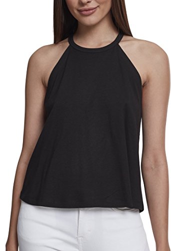 Urban Classics Damen Tanktop met nekbandjes Top, Schwarz (Black 00007), 3XL EU von Urban Classics