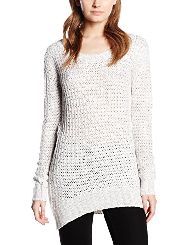 Urban Classics Damen Pullover Ladies Long Wideneck Sweater, Gr. Large, Weiß (Offwhite 555) von Urban Classics