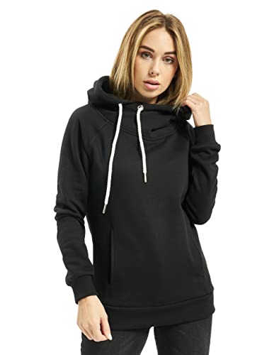 Urban Classics Damen Pullover Pullover Raglan High Neck Hoody schwarz (Schwarz) Medium von Urban Classics