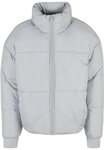 Urban Classics Damen Short Big Puffer Jacket Jacke, Lightasphalt, XL von Urban Classics