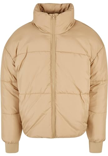 Urban Classics Damen TB5907-Short Big Puffer Jacket Jacke, unionbeige, M von Urban Classics