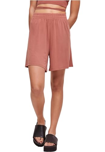 Urban Classics Damen Shorts Ladies Modal Shorts Terracotta XS von Urban Classics