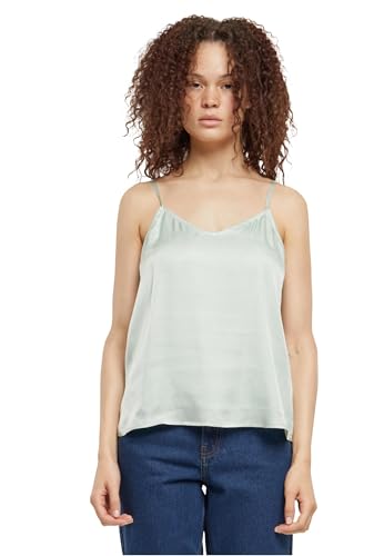 Urban Classics Damen Unterhemd Ladies Viscose Satin Slip Top, Satin Top für Frauen, aus 100% Viskose, Größen XS-5XL von Urban Classics