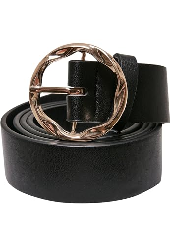 Urban Classics Damen TB5820-Small Synthetic Leather Ladies Belt Gürtel, Black, L/XL von Urban Classics