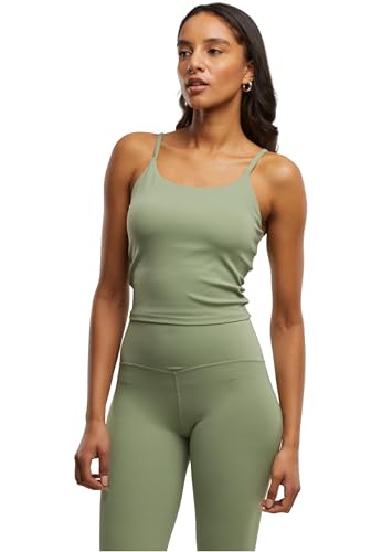 Urban Classics Damen Sport BH Ladies Sports Top Adjustable, verstellbares Sport Top mit integrierten Cups und Spaghettiträgern, Größen XS - XL von Urban Classics