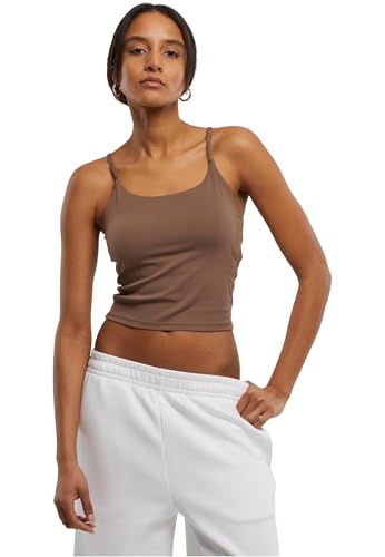 Urban Classics Damen Sport BH Ladies Sports Top Adjustable, verstellbares Sport Top mit integrierten Cups und Spaghettiträgern, Größen XS - XL von Urban Classics